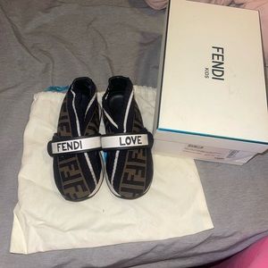 Authentic FENDI kids sneakers. Worn one time for a birthday party.